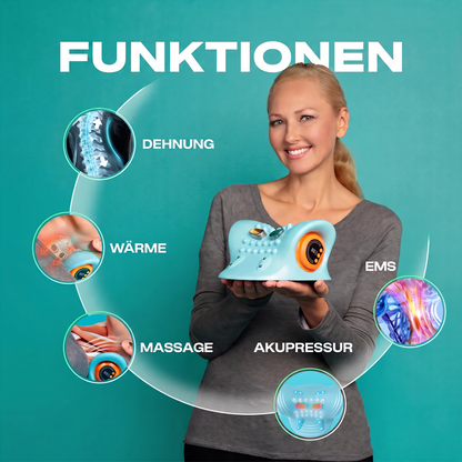 4-in-1 EMS Nackenmassagegerät – gegen Schwindel & Verspannungen